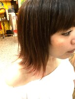 ヘアークリエーション アンベリール(hair creation embellir) シンプルな外ハネボブ