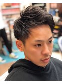 超ど定番♪アップバングベリーショートスタイル