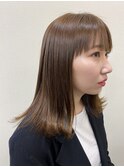 ストレート×インナーカラー