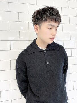 ブルー(BLUE) 《Blue》#韓国#パクセロカット#アッシュグレージュ