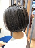 似合わせカットで大人ショートボブ