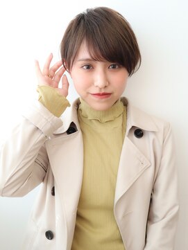 サンク ヘア アンド スパ パルシェ店(CINQ hair&spa) 《CINQ》勝見　大人可愛い耳掛けショート♪