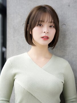 エインアンリー 表参道(AIN.ANLY.) 前髪あり大人小顔ボブ20代30代40代【AIN.表参道】川原大地