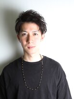 ノノリリ(NONORIRI)&nbsp;アップバングビジネスカジュアル爽やかメンズカットアシンメトリ