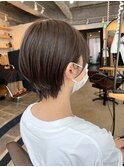 【天神 今泉 大名】ショートボブ　オリーブアッシュ