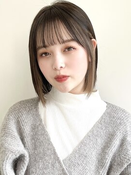 リヤン 表参道(lyann) ペールベージュセクションカラーくびれヘア大人可愛いモテ髪