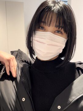 ロマリア 青山 南青山(Lomalia) シースルーバング・ボブ　青山