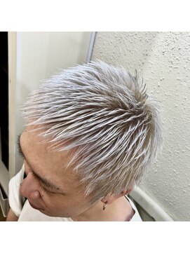 インパークス 西日暮里店(INPARKS) ★ホワイトシルバー×メンズショート★