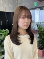 キャラハーフ 池袋東口店(KYARA HALF)&nbsp;【MIFA】ナチュラルレイヤー/レイヤーカット/ベージュカラー