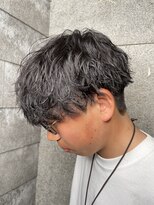 ニアウ 伊勢崎連取店(Niau)&nbsp;メンズマッシュメンズパーマ波巻きスパイラルパーマ