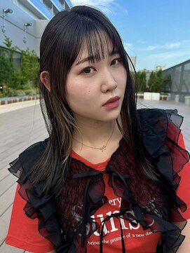 メイカ(MEIKA) 【 セミロング × ストレート × インナーカラー 】 浅野美紀