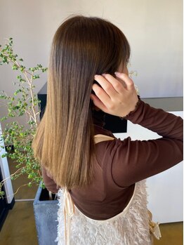 ユイル(yuil)の写真/【髪質改善☆】"高技術×すっぴん美髪"1人1人の髪質の悩みに合わせた上質なトリートメントでうる艶髪に。