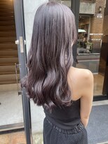 コフィー バイ メルト 吉祥寺(cofy by melt)&nbsp;【松本咲花】秋カラーラベンダーグレージュダブルカラー韓国ヘア
