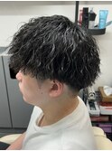メンズマッシュ　ツイストスパイラルパーマ