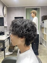 ミオ(Mio)&nbsp;滋賀/南草津/メンズ美容室/波巻きツイストスパイラルパーマ