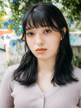 ブール 千歳烏山(bool) カールで柔らかさを出すセミロングスタイル