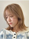 ダブルカラーベージュカラーケアブリーチハイトーンカラー韓国