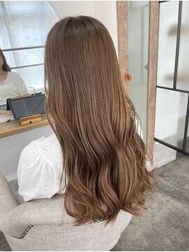 シア 綾瀬店(SHEER) ハニーベージュ/wカラー/髪質改善