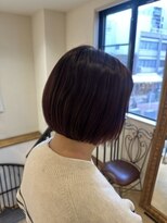 グラマラス GLAMOROUS&nbsp;【渡辺まとい】ピンクカラー/ボブ/ミニボブ/髪質改善/ヘッドスパ