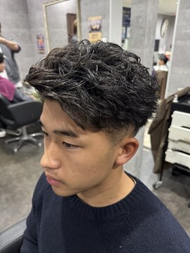 ミオ(Mio) 滋賀/南草津/メンズ美容室/波巻きツイストスパイラルパーマ