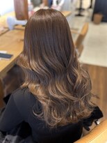 リード バイ ラグーン(LEAD by LAGOON)&nbsp;ブリーチ無しカラーオリーブベージュ