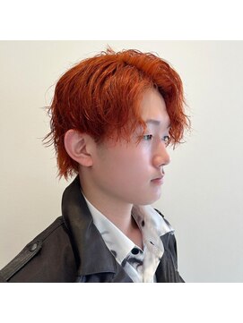 ヴァンカウンシル いわき店(VAN COUNCIL) 他店ブリーチ＋オレンジ