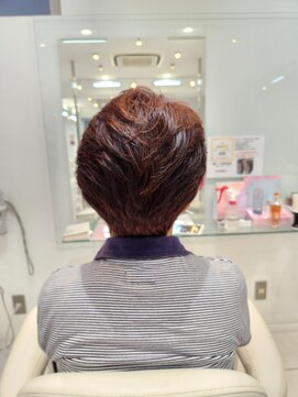 アクシス 三軒茶屋本店(AXIS) ショート/強髪/白髪染め/ヘアマニキュア/ワインレッド