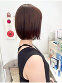 ハイライトカラー/アプリコットオレンジ/小顔カット/自由が丘