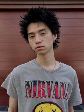 ヒュージ 表参道(huge) スパイキーショート/ニュアンスパーマ/メンズパーマ/メンズ