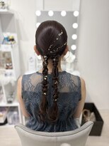 ルノンルージュ(Renon Rouge)&nbsp;ツイン編みおろし