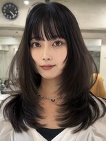 ヨロ 渋谷(YOLO) 韓国ヘアーハッシュカットレイヤーカットハイライトカラー