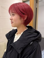 ピークアブー 銀座中央通り(PEEK-A-BOO)&nbsp;ビビットピンクショート◎