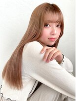 セブン 金町(seven)&nbsp;【髪質改善】思わず触れたくなる艶感◎ミルクティーベージュ