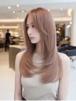 ダル 渋谷/表参道(DAL.)&nbsp;ハッシュカットバタフライカット顔回りカットカーテンバング