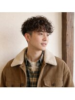 スープレックス ヘアーデザイン(SOUPREX HAIR DESIGN)&nbsp;刈り上げツーブロックくせ毛風パーマ　20代 30代 40代 50代 60代