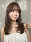 レイヤー/ミディアム/レイヤーカット/10代20代30代40代/表参道