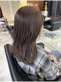 透明感たっぷりブラウン