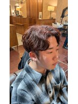 ディスパッチヘアー 甲子園店(DISPATCH HAIR)&nbsp;ワインレッドセンターパート