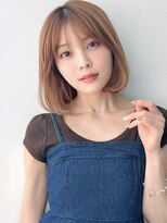 アグ ヘアー ムー 大和郡山店(Agu hair Mu)&nbsp;《Agu hair》立体感ハイライトボブ×numberA.ケアオイルスリーク