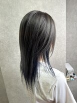 ロックス ヘアー ギャラリー(Rocks hair gallery) シルバーブルー×インナーブルー