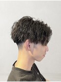 ツイストスパイラル＋刈り上げマッシュ