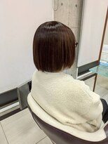プログレス つくば店(PROGRESS by ヂェムクローバーヘアー)&nbsp;まとまる艶ボブ×ナチュラルブラウン