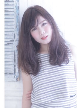 ヌーム 塚本店(NOOM) ★外揺れセミディアム とろみピンクアッシュ