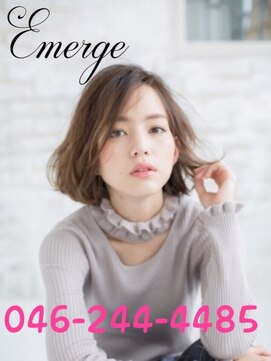エマージュ 海老名店(Emerge) 色っぽユルボブ[海老名]