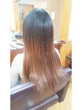 エクステンション クーチャー(Extention Cu'cha) エクステ120g 重ためボブからロングスタイルへ(^O^)