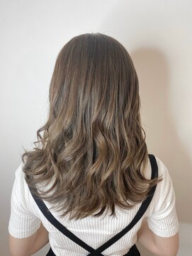 ジーナ 西荻窪(Zina) 【CELINE 西荻窪】フリンジウェーブ×グレージュ