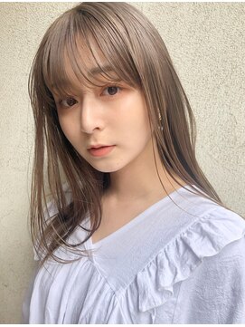 パーク(PAAQ) 【田中智大】クリーミーベージュ×シースルーミディ