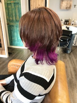 トルチェ(toRtue) ネオウルフ インナーカラー パープル