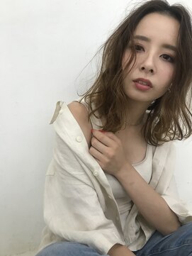 フロート 小阪店(float) ショコラブラウン_マロンベージュ Aラインボブ かきあげ