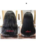 髪質改善ストレート